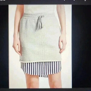 ALEXANDER WANG COMBO PULL ON SKIRT SIZE S/P